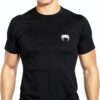 Rash guard uomo Venum compressione maniche corte nero bianco-2
