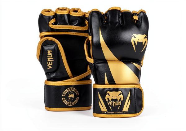 Guantoni MMA Venum Challenger 20 Pelle Sintetica NeroOro