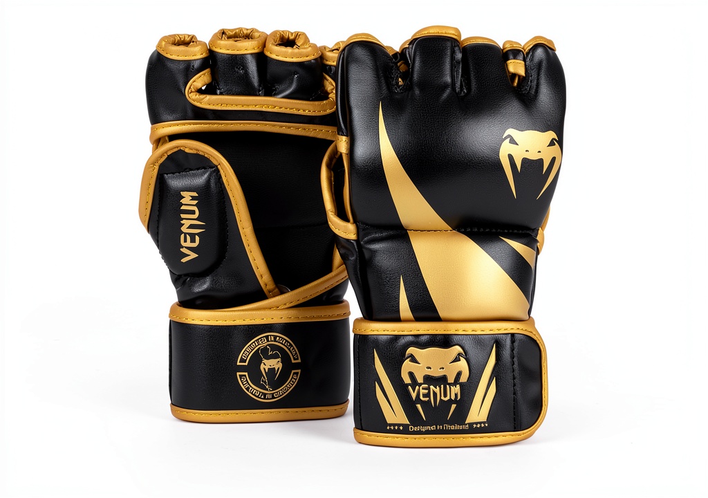Guantoni MMA Venum Challenger 20 in uso durante un allenamento su sacco da boxe