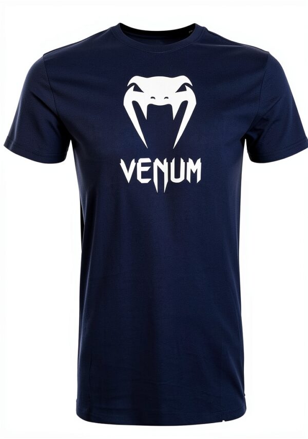 T-Shirt sportiva uomo cotone atletico Marina Blu-0