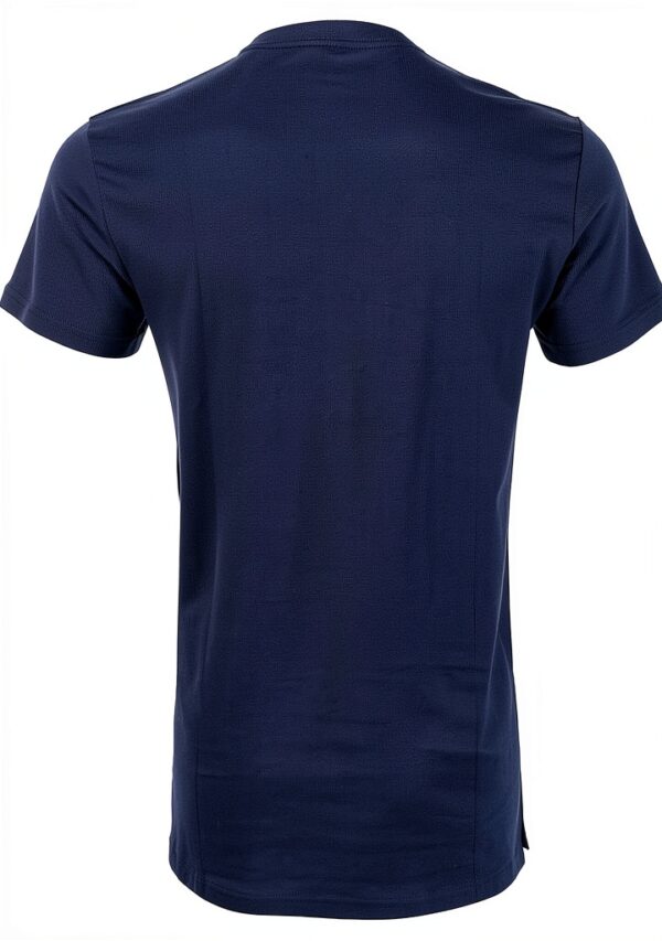 T-Shirt sportiva uomo cotone atletico Marina Blu-1