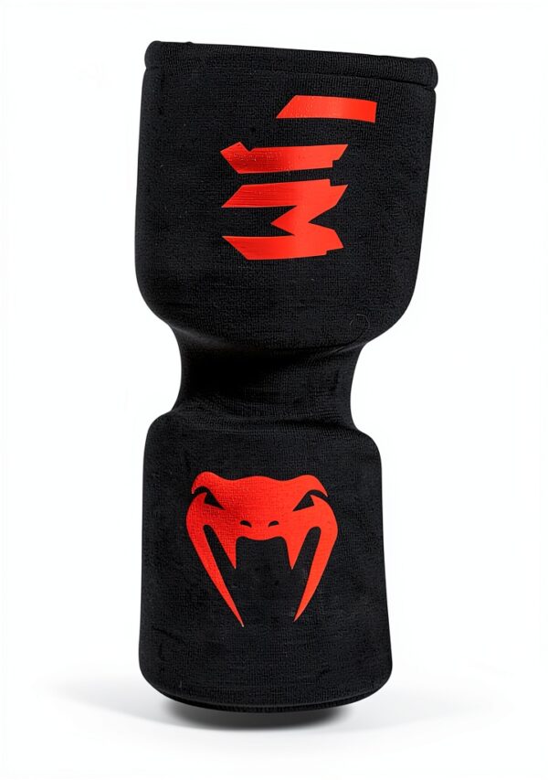 Parastinchi VENUM Nero Rosso cotone kickboxing atletico-5