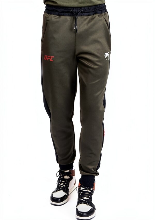 Pantaloni da ginnastica Venum uomo Khaki tasche laterali-1