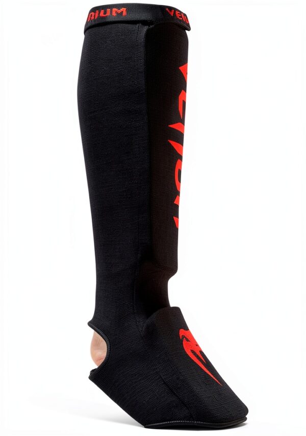 Parastinchi VENUM Nero Rosso cotone kickboxing atletico-2