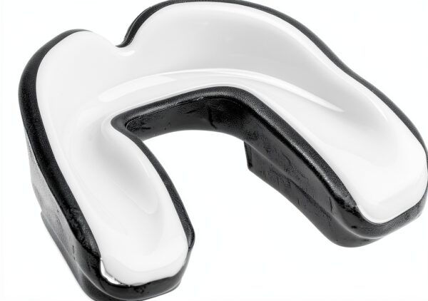 Venum paradenti bambini Nero Bianco protezione shock comfort-2