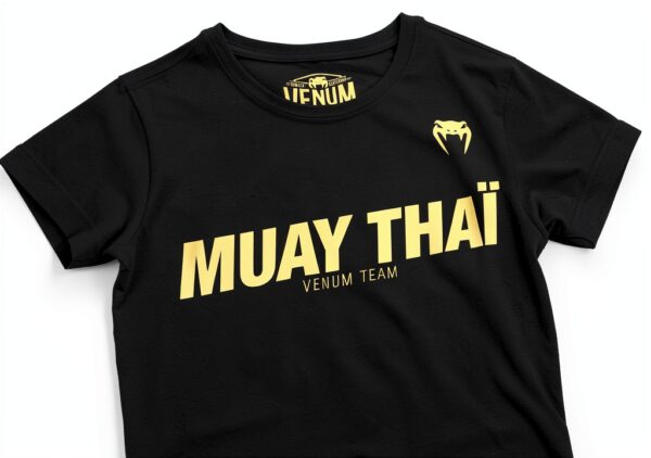T-Shirt sportiva Venum taglio aderente serigrafia uomo-4