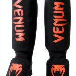 Parastinchi VENUM Nero Rosso cotone kickboxing atletico-0