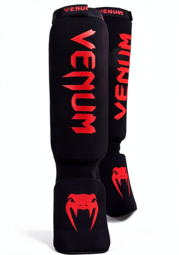 Parastinchi VENUM Nero Rosso cotone kickboxing atletico-1