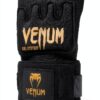 Guanti Venum Gel Shock per arti marziali Nero-2