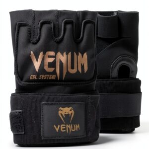Guanti Venum Gel Shock per arti marziali Nero-0