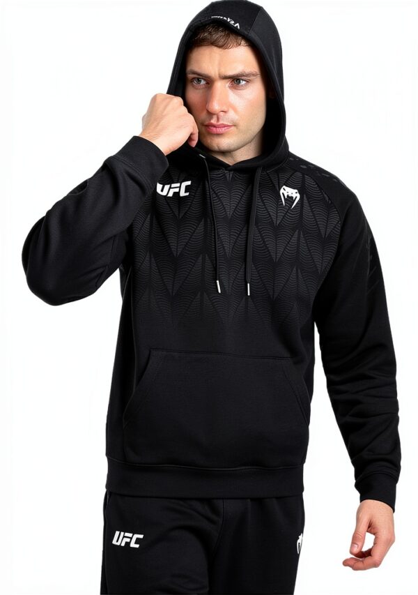 Felpa con cappuccio Venum Nero XL uomo con zip-4