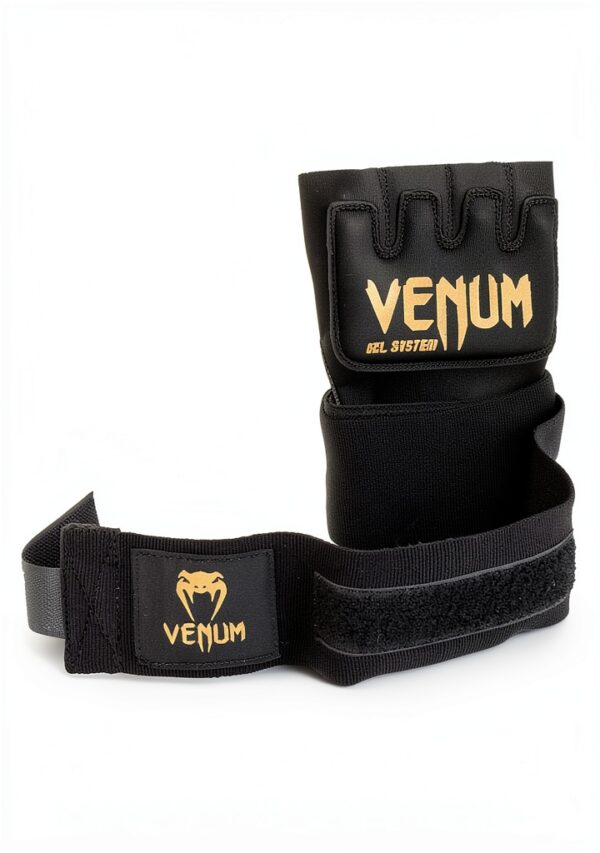 Guanti Venum Gel Shock per arti marziali Nero-1