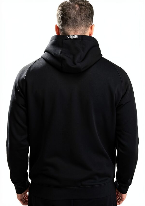 Felpa con cappuccio Venum Nero XL uomo con zip-1