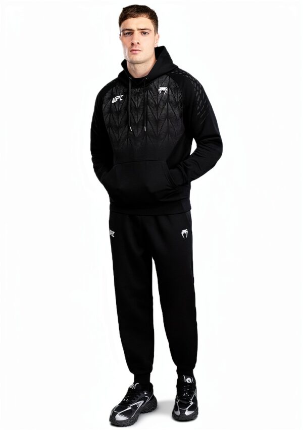 Felpa con cappuccio Venum Nero XL uomo con zip-2