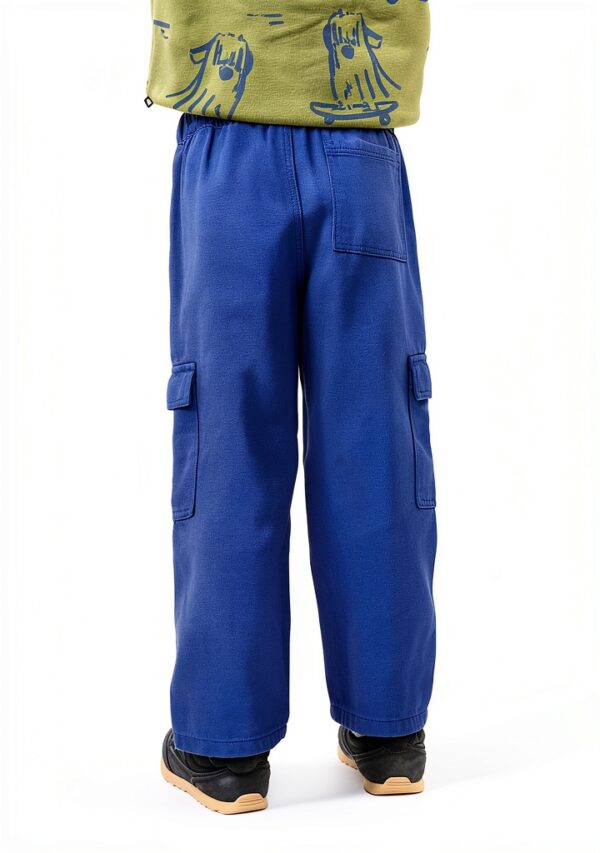 Petit Bateau Pantaloni cargo bambino Incognito lyocell 5‑12 anni-1