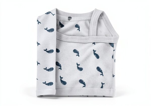 Petit Bateau Body Unisex Toudou/Alaska 6-12 mesi Collo V Manica Lunga-2