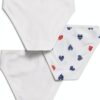 Petit Bateau Mutandine Cotone Cuore per Bambine 3-12 anni Set da 3-1