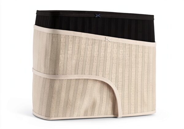 Mutandine vita alta Petit Bateau donna 1x1 traforate colore Variant 1-2