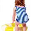 Costume da bagno per bambina Petit Bateau Blu/Bianco 6-24 mesi-2