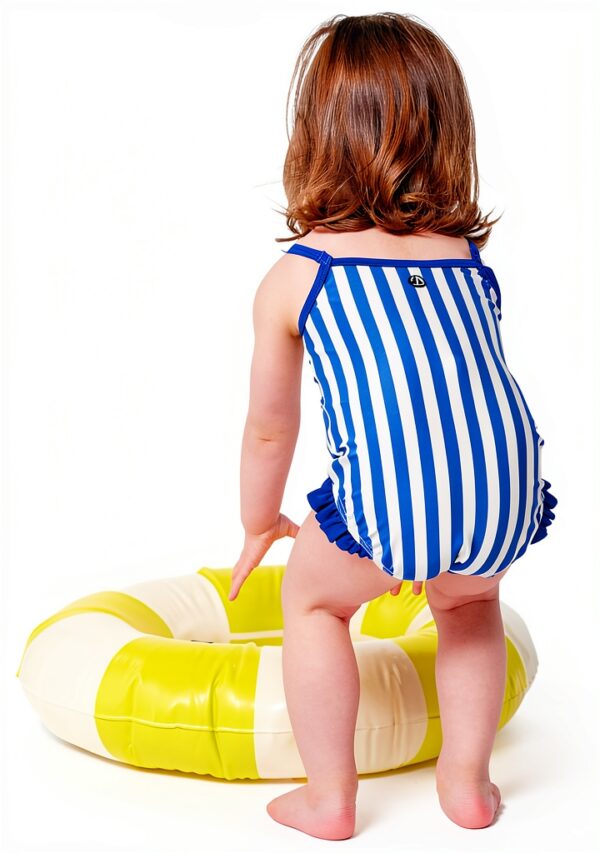 Costume da bagno per bambina Petit Bateau Blu/Bianco 6-24 mesi-2