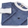 Pigiama bambino Petit Bateau a coste 1x1, colore Olympic/Marshmallow-3