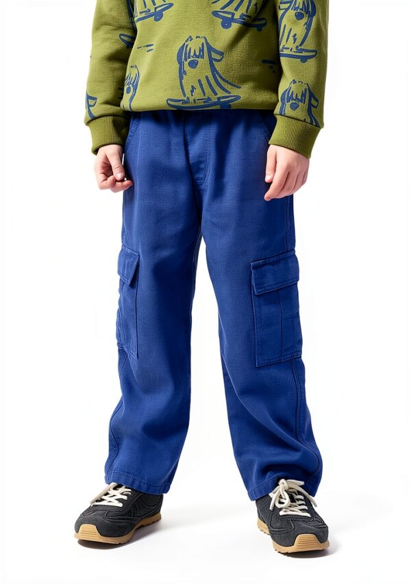 Petit Bateau Pantaloni cargo bambino Incognito lyocell 5‑12 anni-2