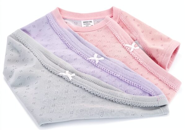 Petit Bateau Mutandine bambine cotone traforato vita alta A0E3K-2