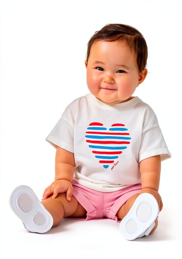 Petit Bateau Costume Intero Rosa per Bambina 18-24 mesi-1