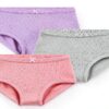 Petit Bateau Mutandine bambine cotone traforato vita alta A0E3K-0
