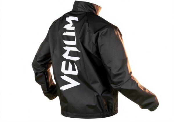 Tuta dimagrante Venum Nero in Poliestere Spessa Taglie M e XL-4