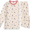 Petit Bateau Pigiama cotone Parigi Marshmallow/Multico 14-18 anni-2