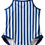 Costume da bagno per bambina Petit Bateau Blu/Bianco 6-24 mesi-0