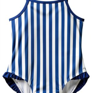 Costume da bagno per bambina Petit Bateau Blu/Bianco 6-24 mesi-0