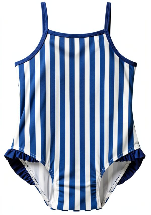 Costume da bagno per bambina Petit Bateau Blu/Bianco 6-24 mesi-0