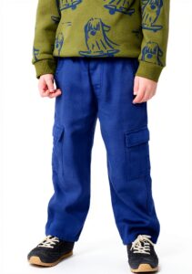 Petit Bateau Pantaloni cargo bambino Incognito lyocell 5‑12 anni-0