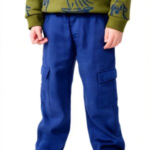 Petit Bateau Pantaloni cargo bambino Incognito lyocell 5‑12 anni-0