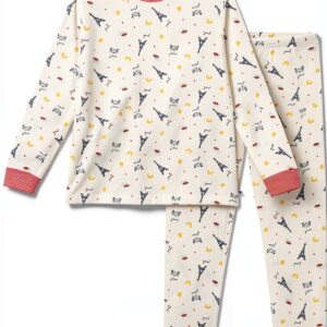 Petit Bateau Pigiama cotone Parigi Marshmallow/Multico 14-18 anni-0