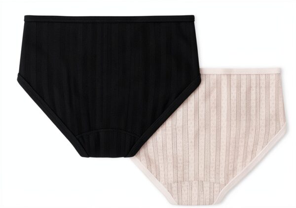 Mutandine vita alta Petit Bateau donna 1x1 traforate colore Variant 1-1