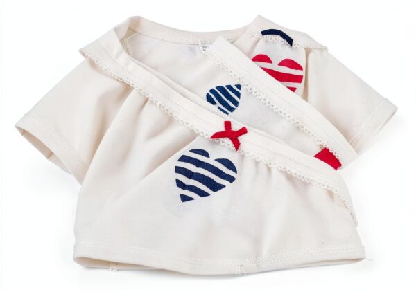 Petit Bateau Mutandine Cotone Cuore per Bambine 3-12 anni Set da 3-2