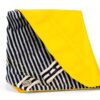 Mantello da bagno Petit Bateau Bimbo 0-24 Accappatoio Giallo A08FA-5