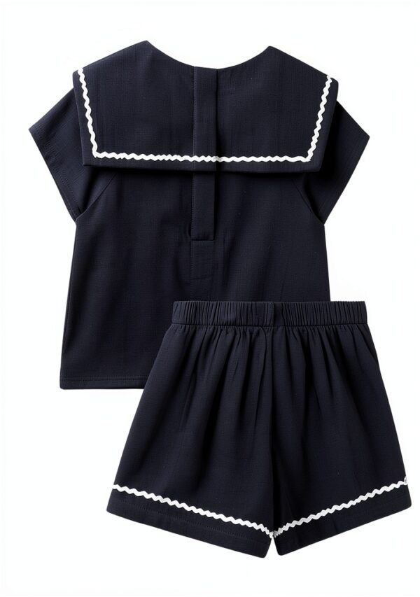 Petit Bateau Body e Shorts Blu 0-24 mesi - Set 2 pezzi A0CKW-5