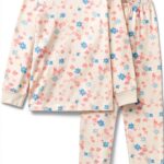 Camicie da notte Petit Bateau, colore Milk/Multico, taglie 2‑12-0