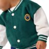 Cappotto bambino Petit Bateau Camarade Evergreen/Milk 6-24 mesi-6