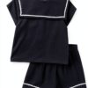 Petit Bateau Body e Shorts Blu 0-24 mesi - Set 2 pezzi A0CKW-4
