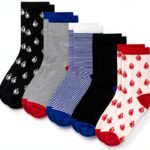 Petit Bateau calze bambini in cotone barche, set 5 paia 31-34-0