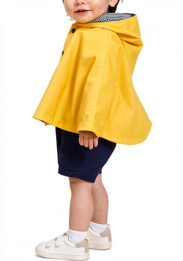 Mantello da bagno Petit Bateau Bimbo 0-24 Accappatoio Giallo A08FA-6