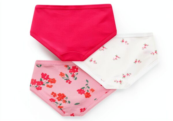 Set Mutandine Petit Bateau Cotone a Vita Alta Stampa Floreale 10 Anni-1