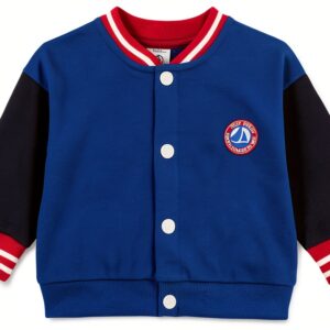 Giacca in pile Petit Bateau bimbo 0-24 mesi, colore Olympic/Sera-0