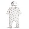 Body Petit Bateau A0aut Regalo Unisex 0-24 mesi Bianco/Grigio-0