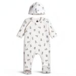 Body Petit Bateau A0aut Regalo Unisex 0-24 mesi Bianco/Grigio-0